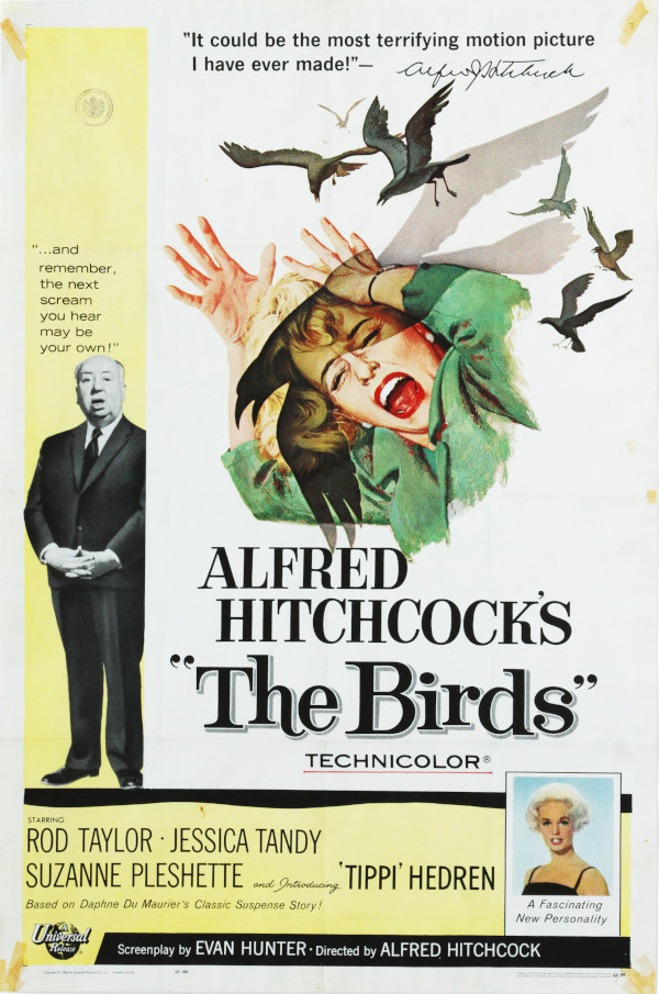Alfred Hitchcock's: The Birds - Original vintage movie poster