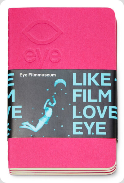 Moleskine cahiers Eye - Small - Kinetic Pink
