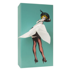 Tissue box - Up Girl - Mint