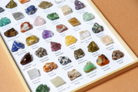 Handgeselecteerde mineralen collectie A4