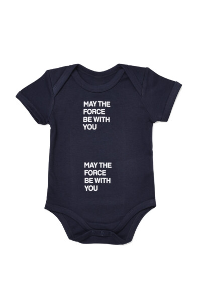 Baby Onesie (organic) - 'May the force be with you'