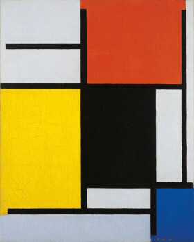 Piet Mondrian - Composition with red, yellow, black, blue and grey