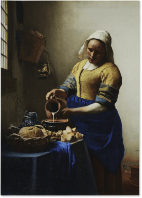 Rijksmuseum The Milkmaid Vermeer Poster